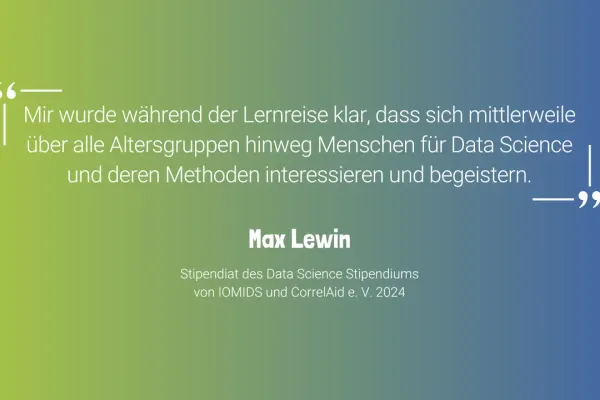 Unser Stipendiat Max